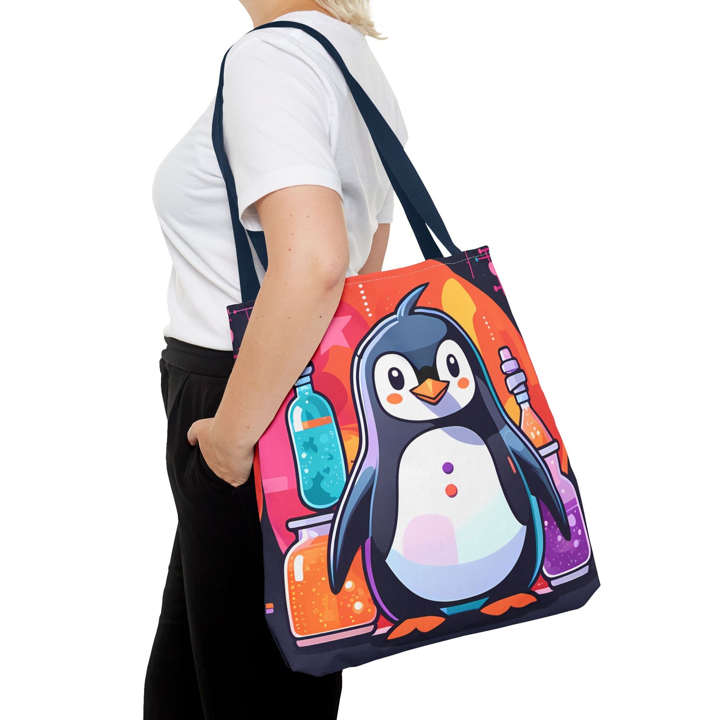 Science Penguin Tote Bag