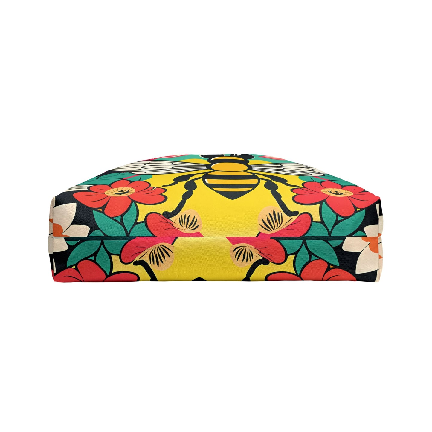 Floral Garden Bee Tote Bag