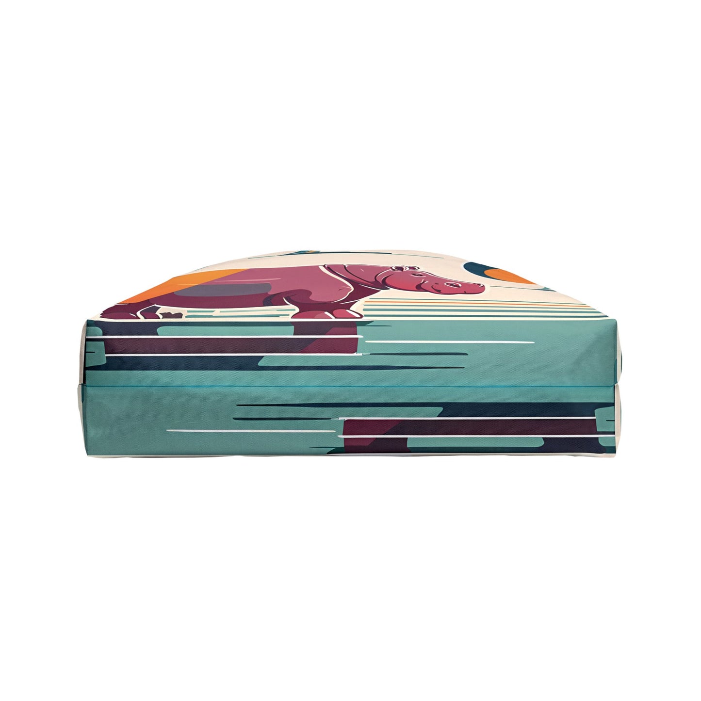 Abstract Hippo Tote Bag