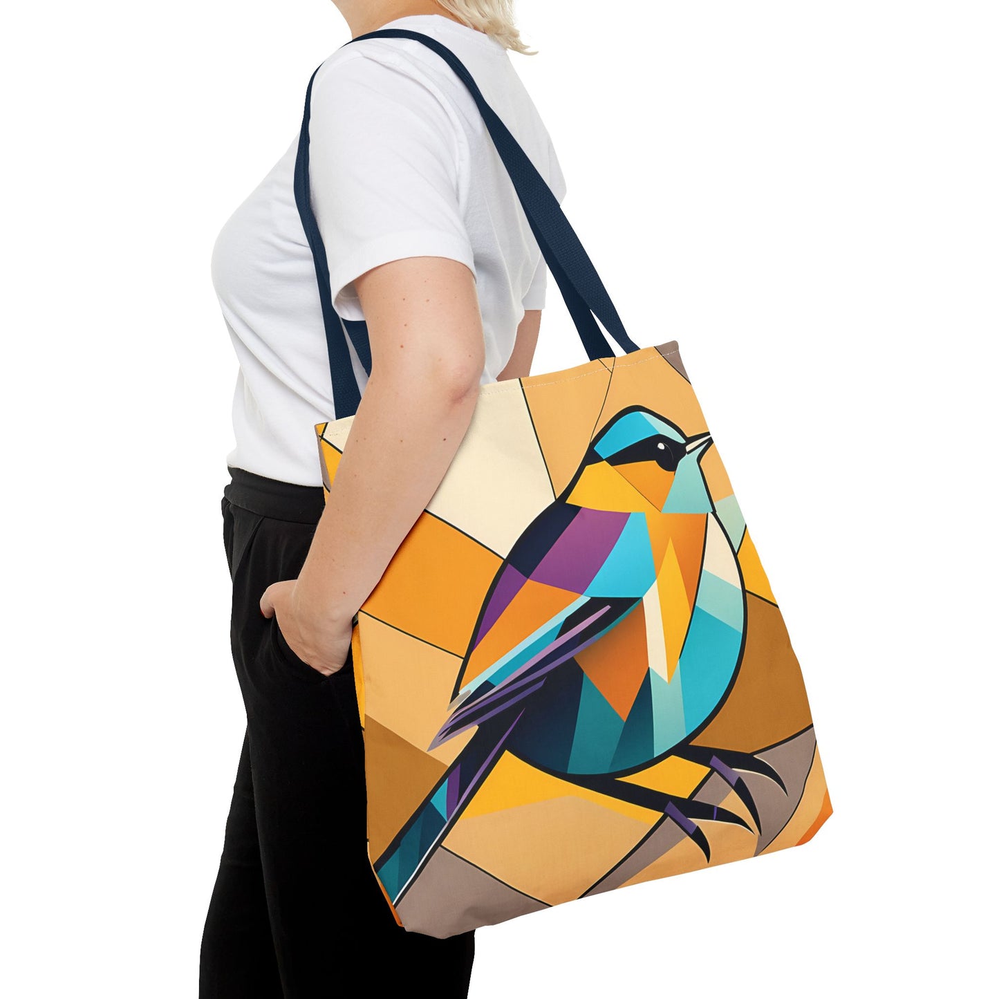 Geometric Wren Tote Bag