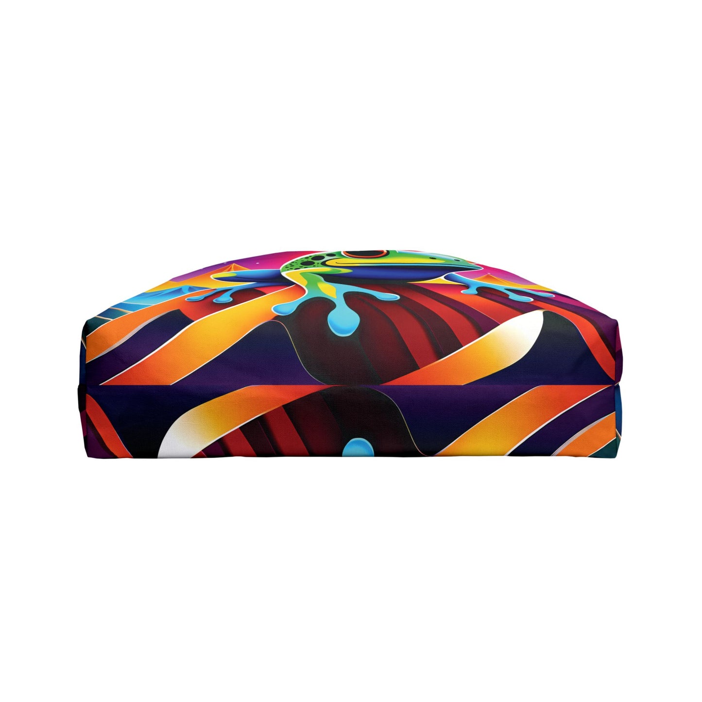 Psychedelic Space Frog Tote Bag