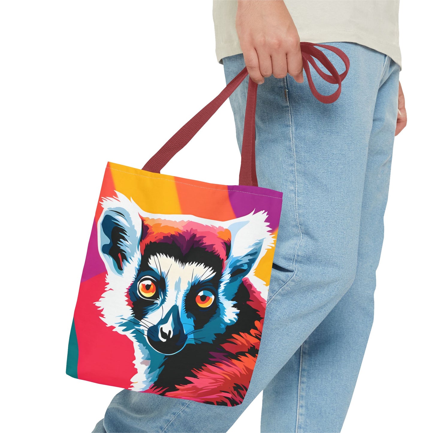 Vivid Lemur Tote Bag