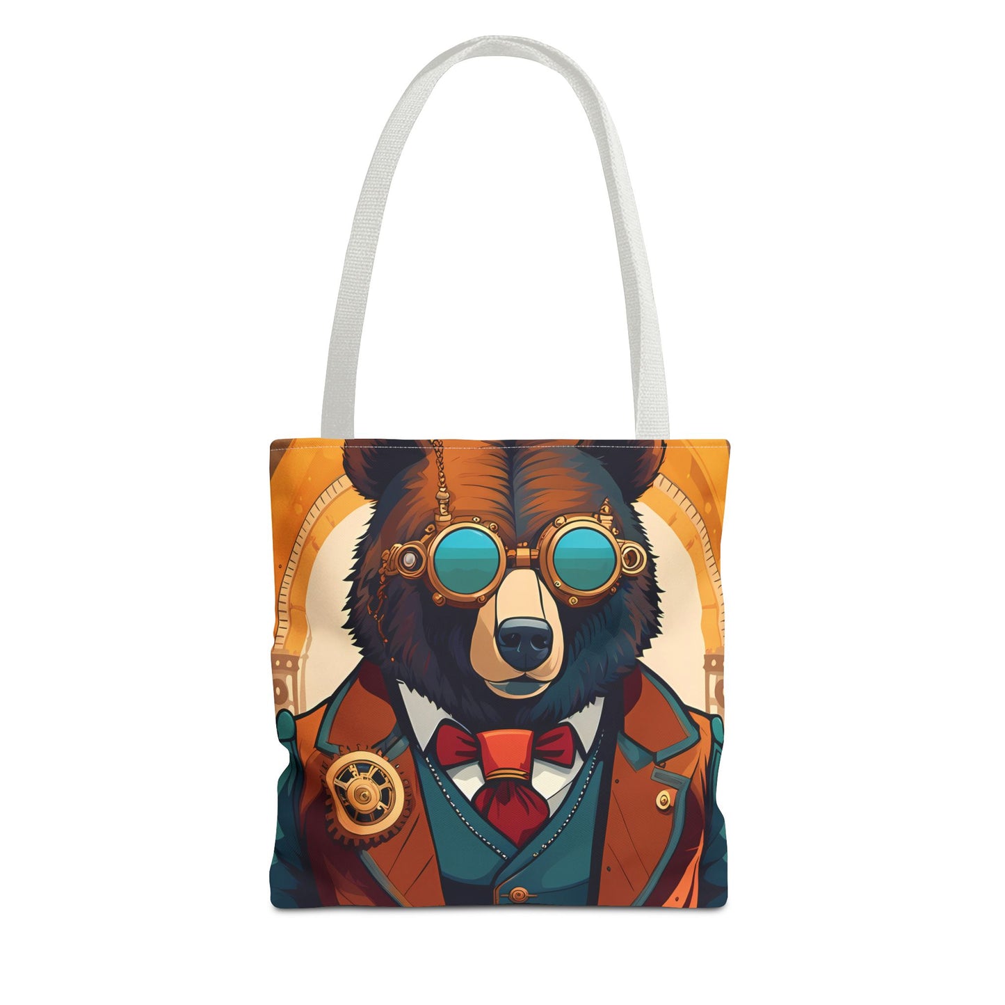 Steampunk Bear Tote Bag