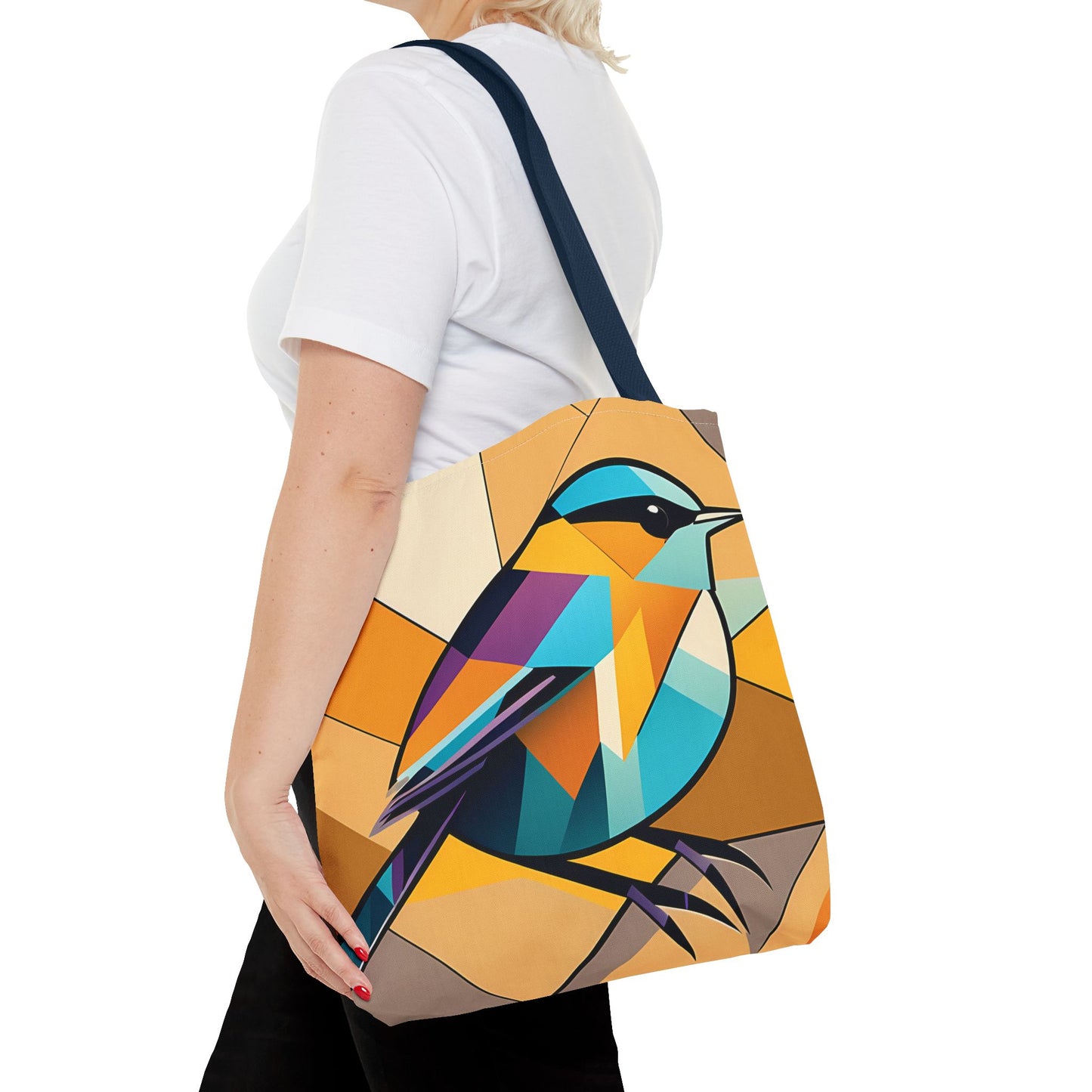 Geometric Wren Tote Bag