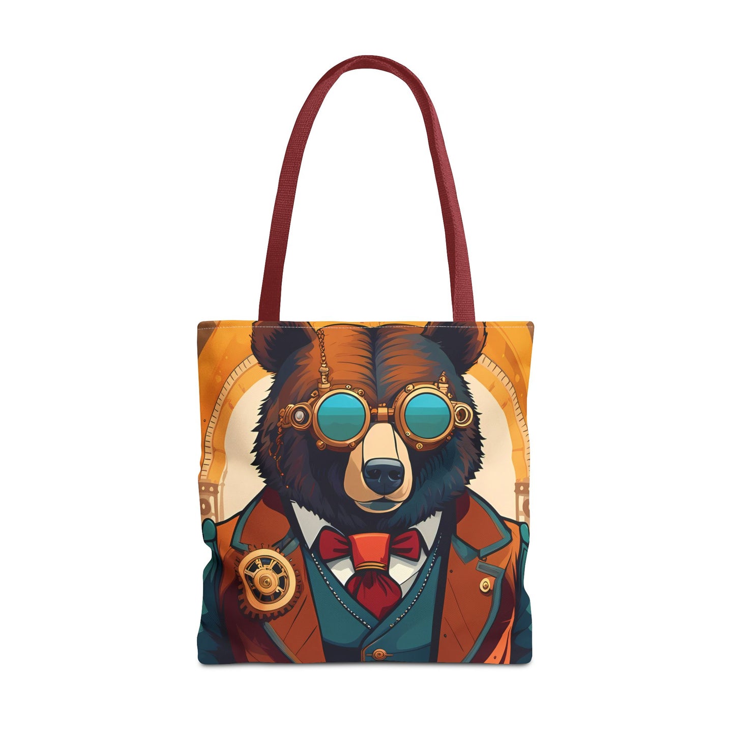 Steampunk Bear Tote Bag