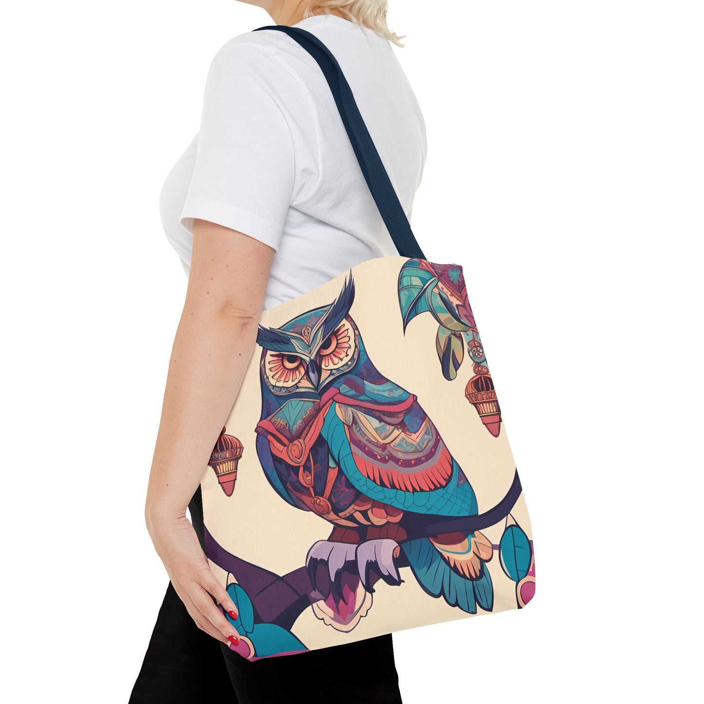 Bohemian Owl Tote Bag