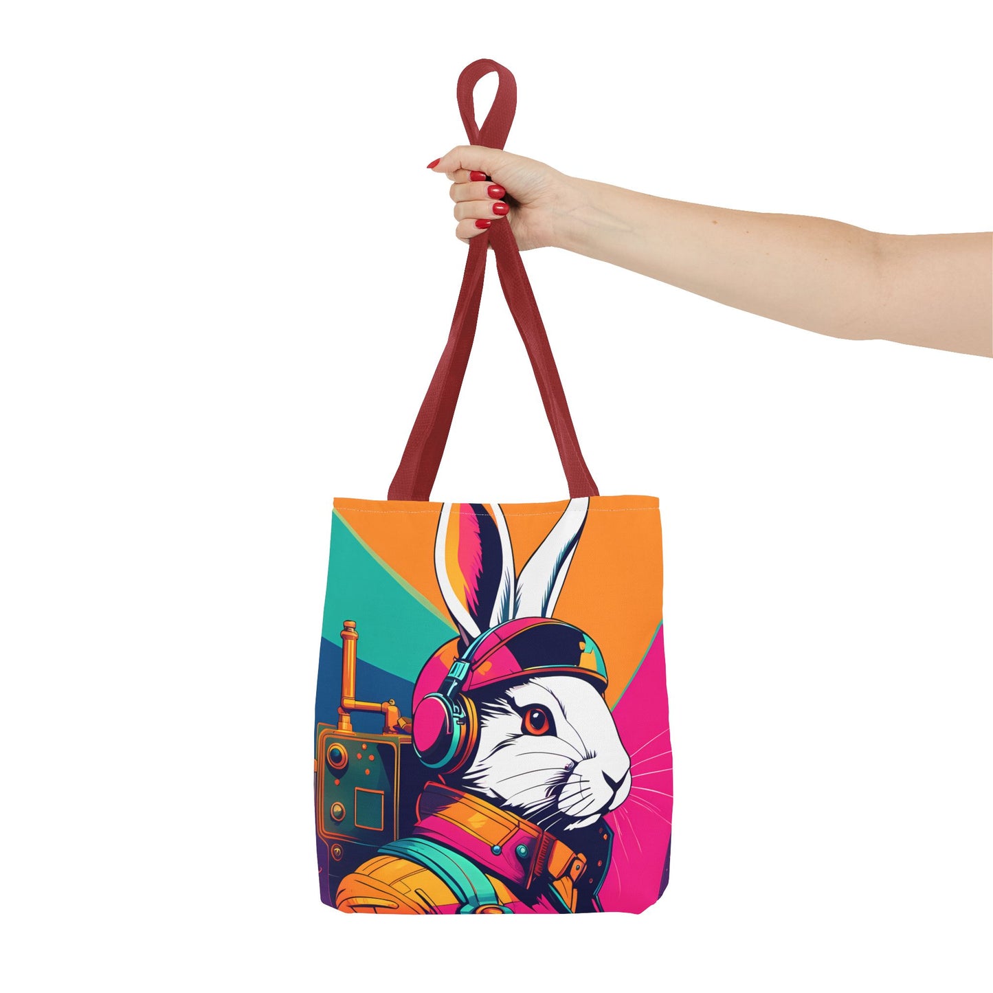 Teslapunk Rabbit Tote Bag