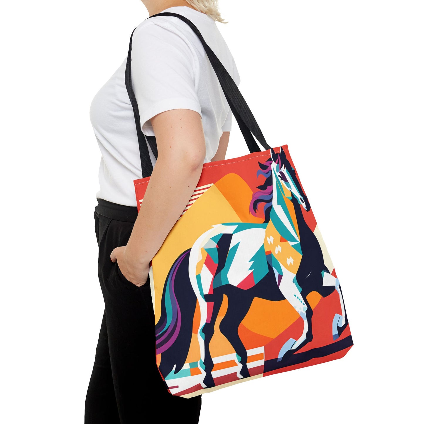 Retro Horse Tote Bag