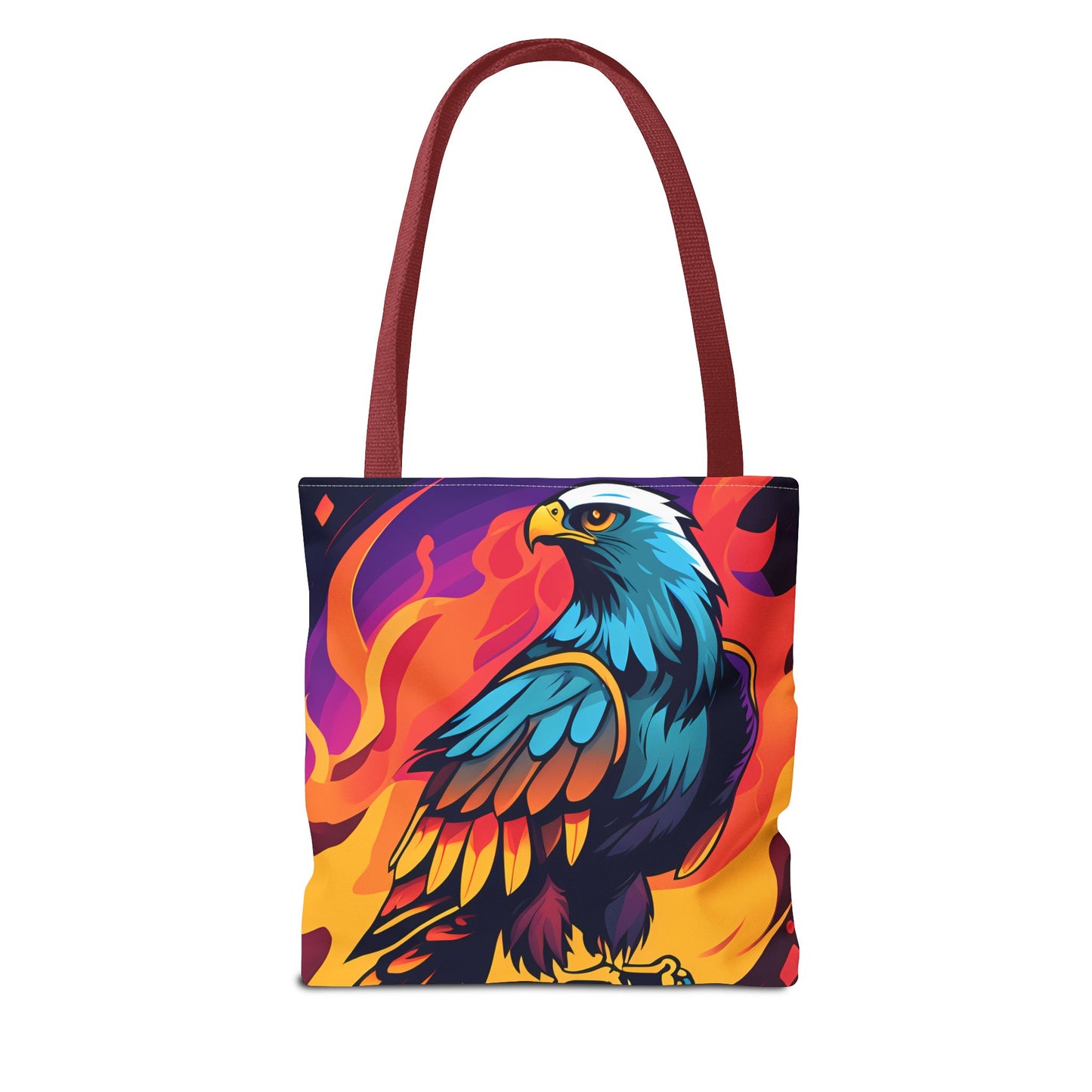 Bold Eagle Fire Tote Bag