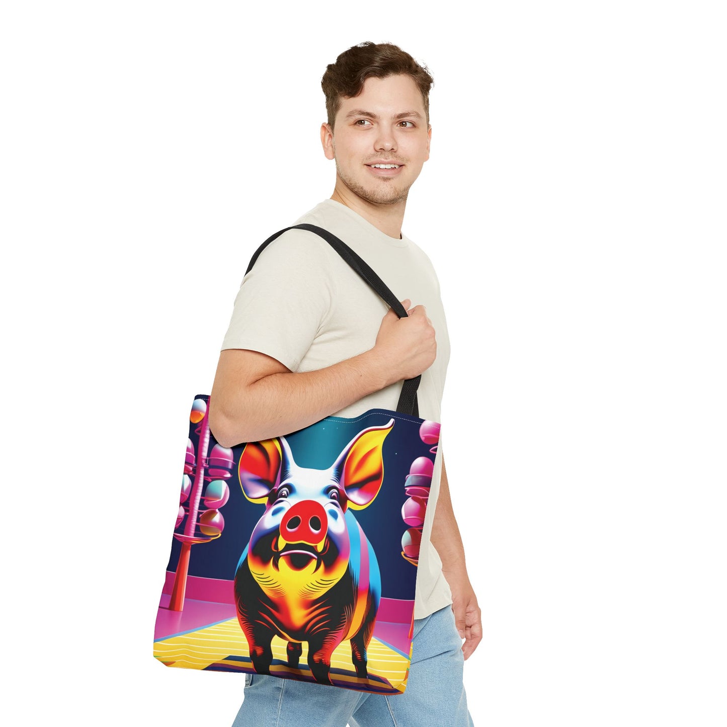 Pop Art Piggy Tote Bag