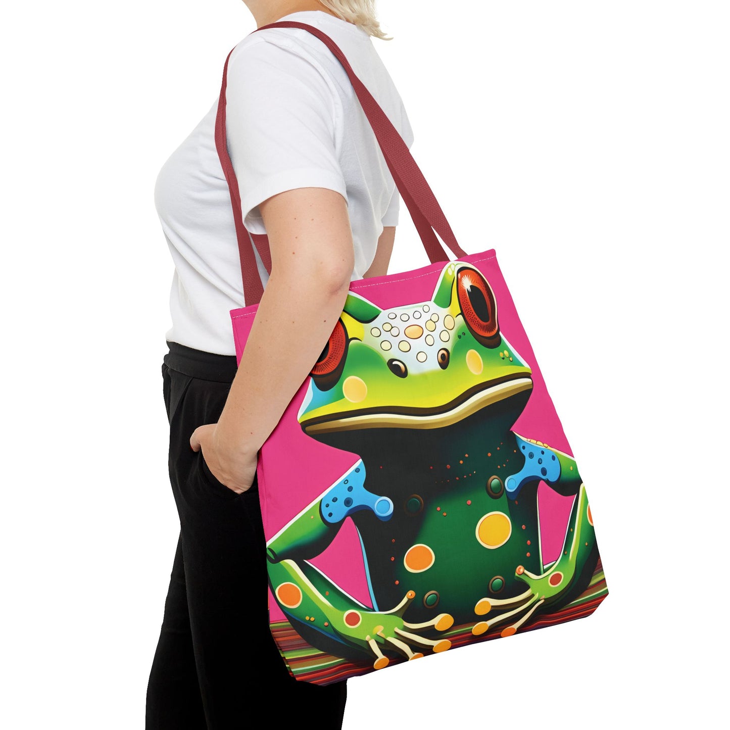 Angry Tree Frog Tote Bag