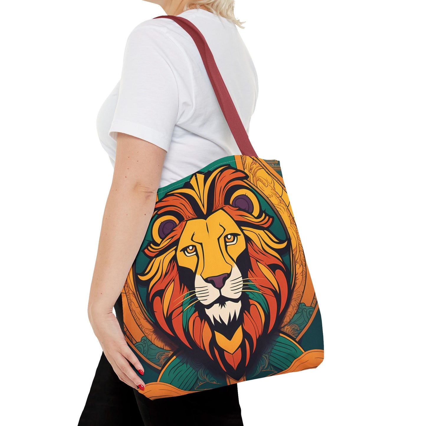 Regal Lion Art Tote Bag