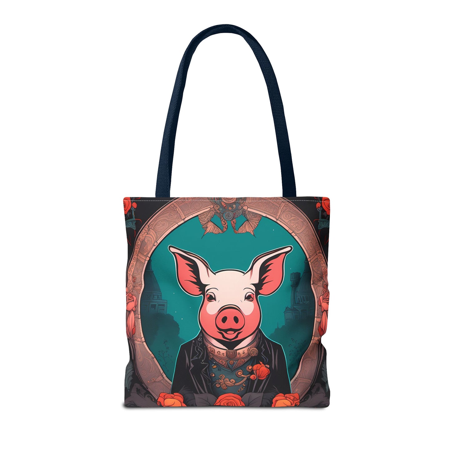 Charming Victorian Pig Tote Bag
