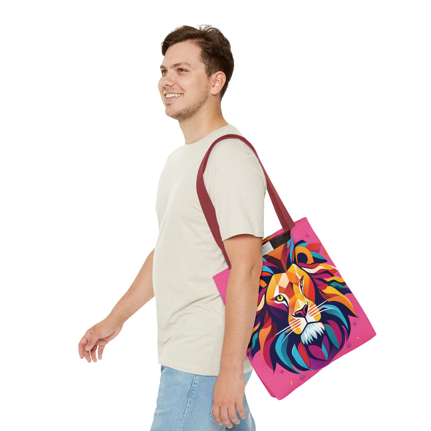 Artistic Lion Tote Bag