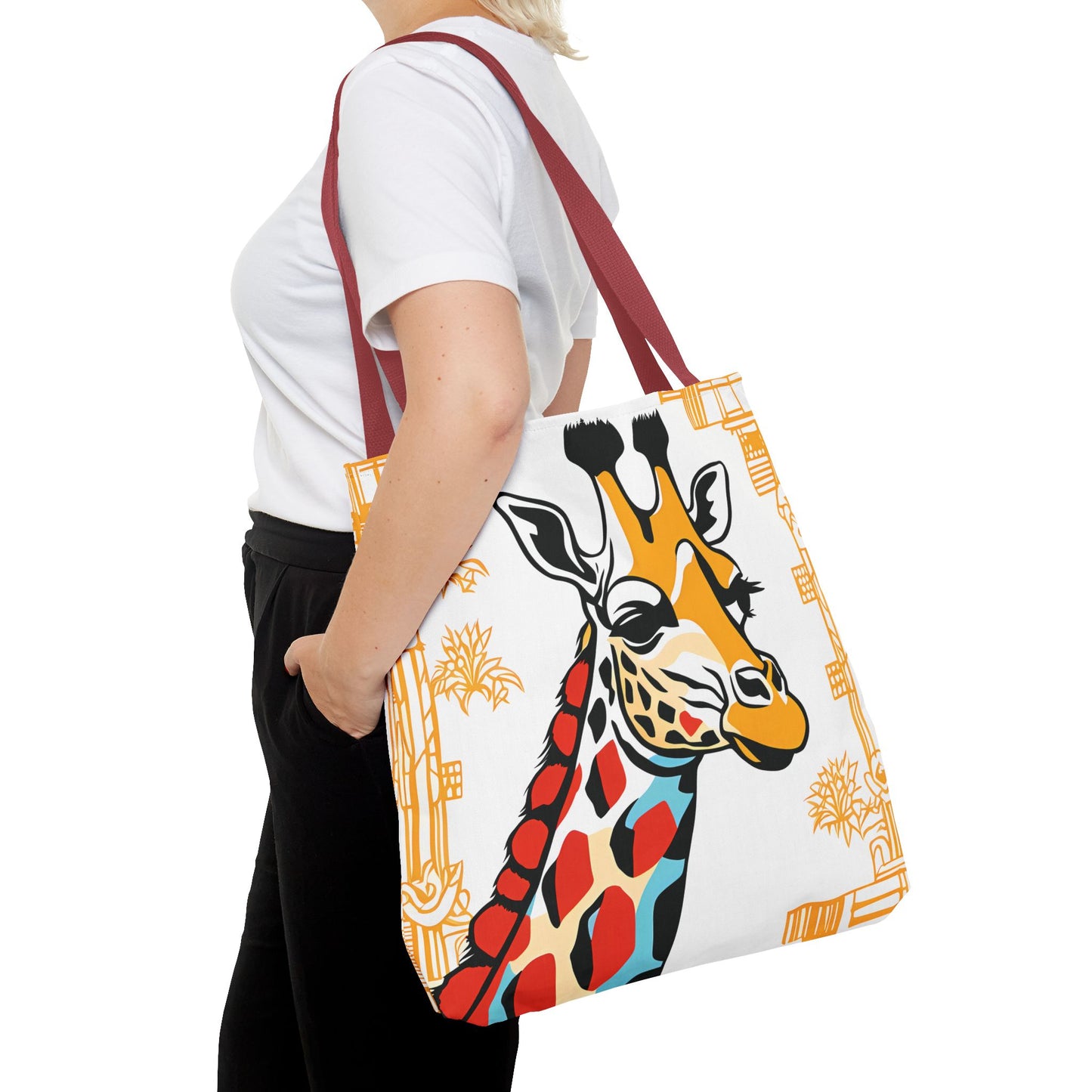 Bamboo Giraffe Tote Bag