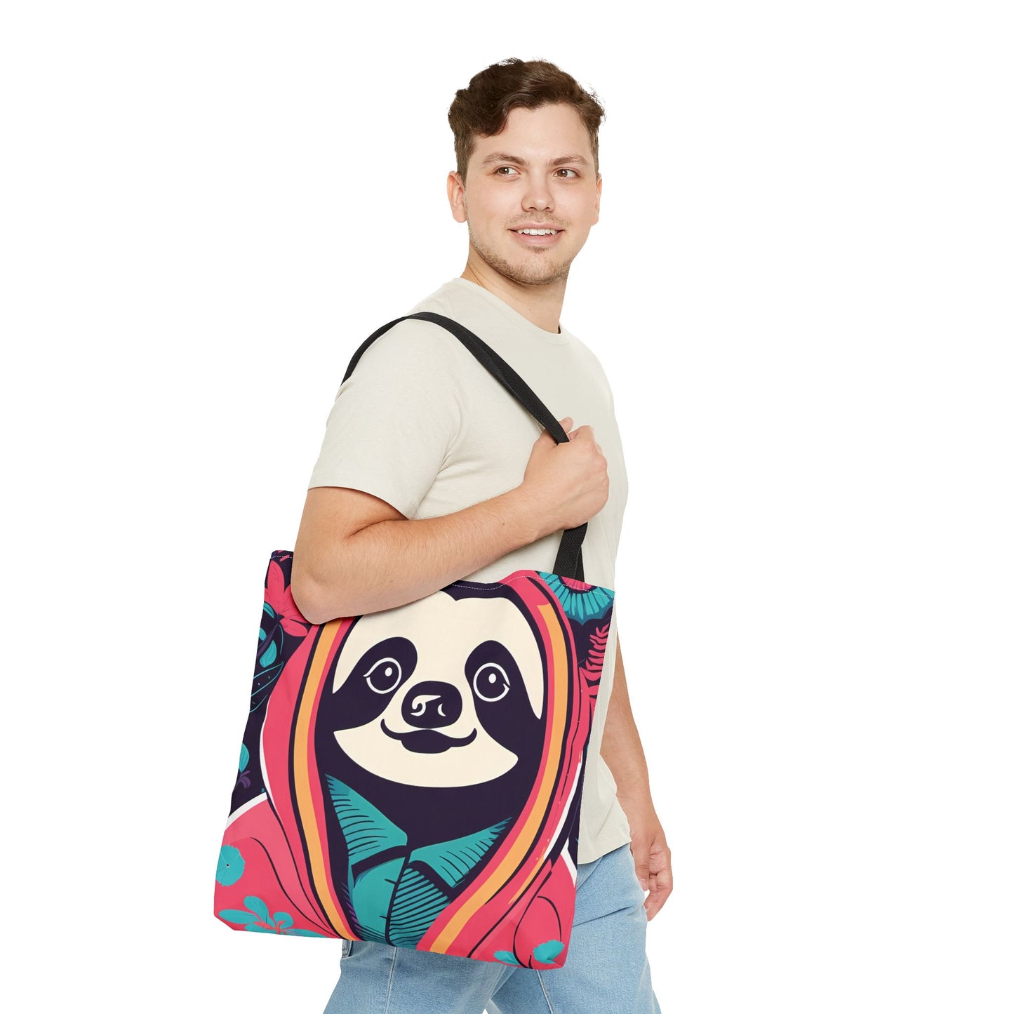 Hoodie Sloth Tote Bag