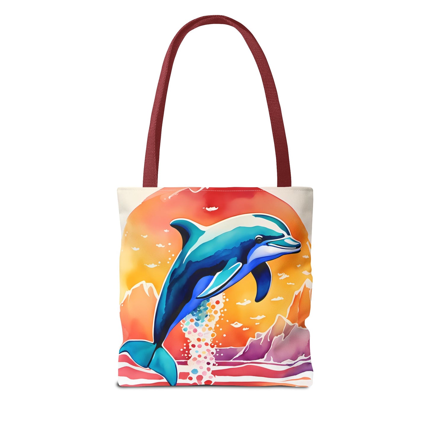 Sunset Dolphin Tote Bag