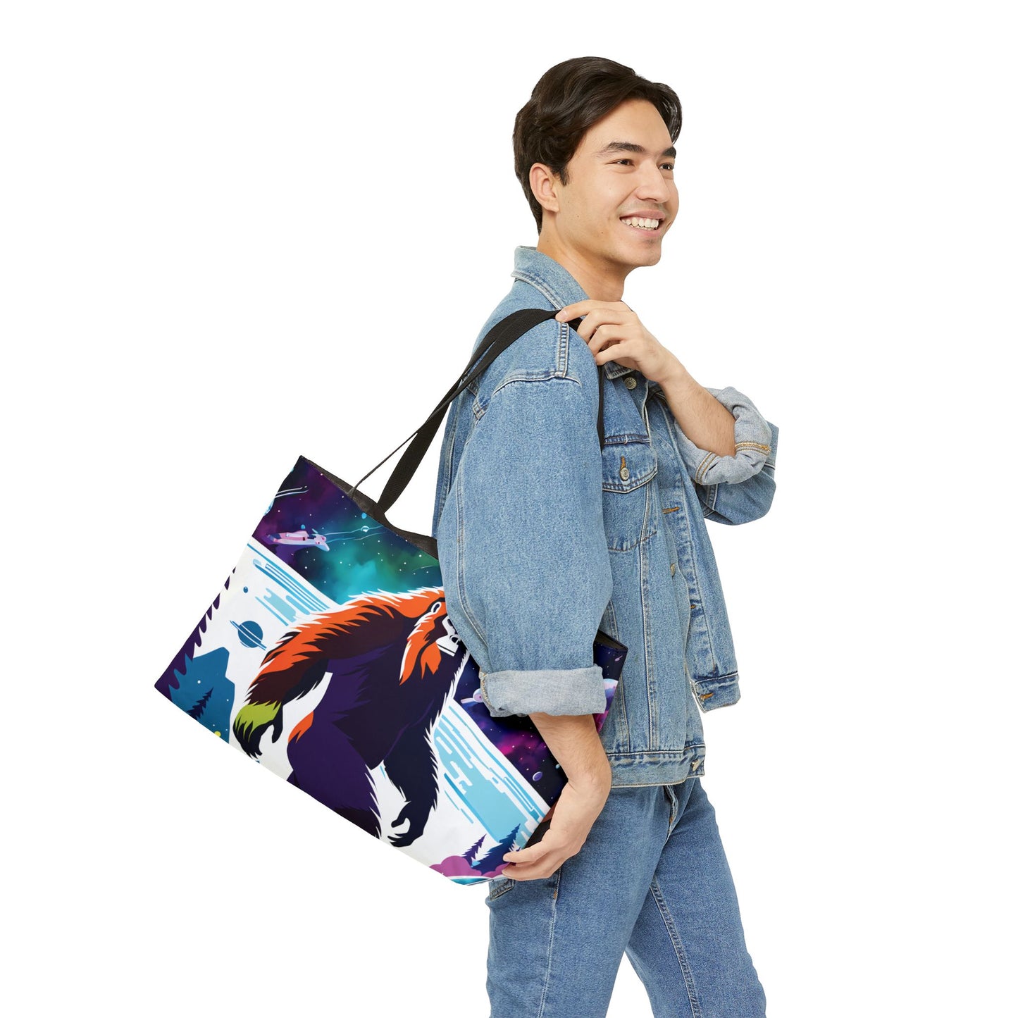 Starry Sasquatch Tote Bag