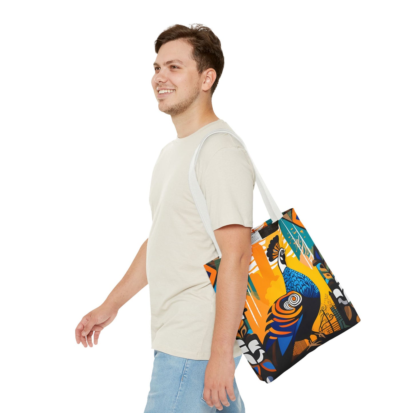 Graffiti Guineafowl Tote Bag