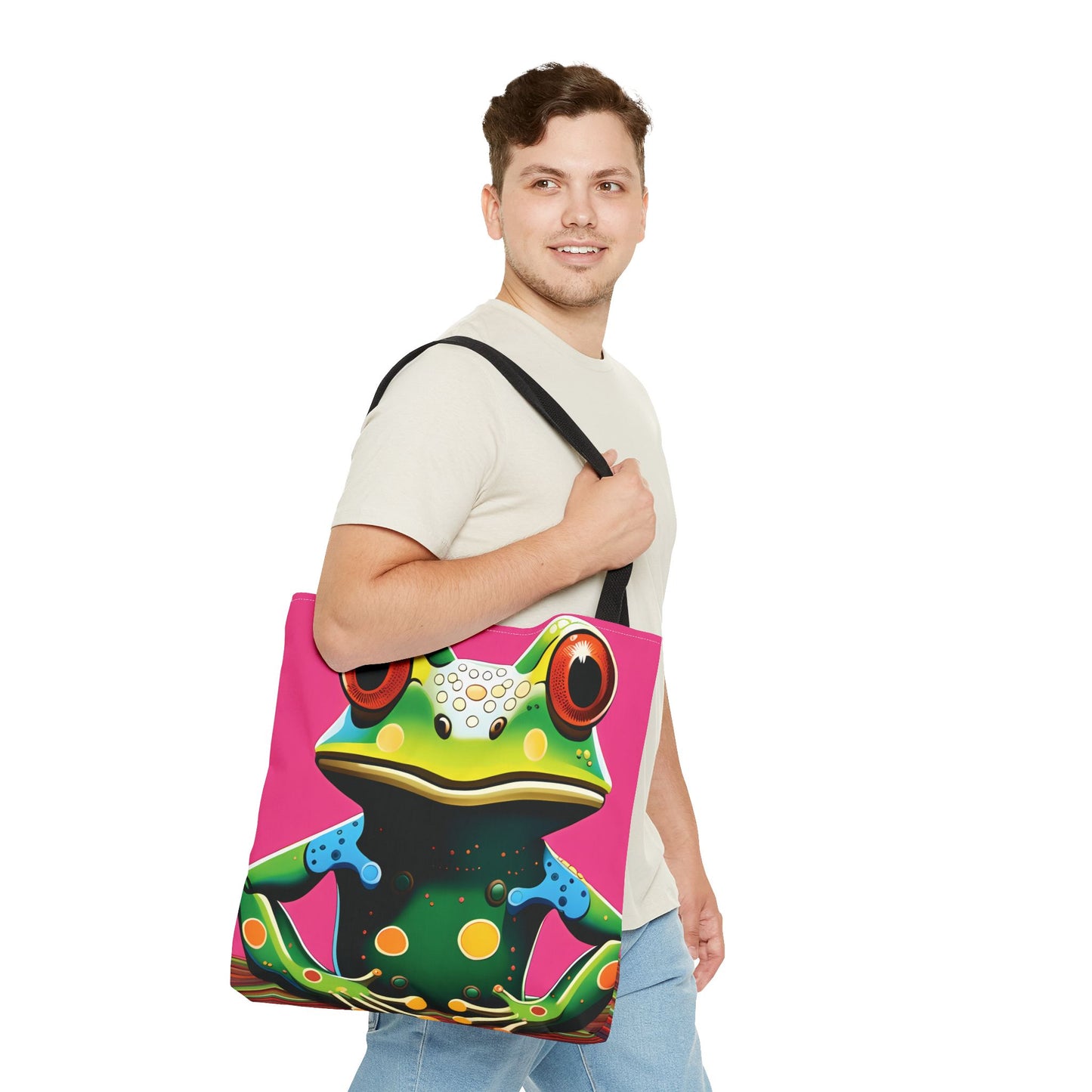 Angry Tree Frog Tote Bag