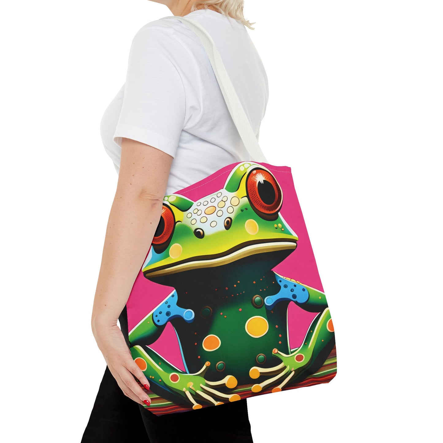 Angry Tree Frog Tote Bag
