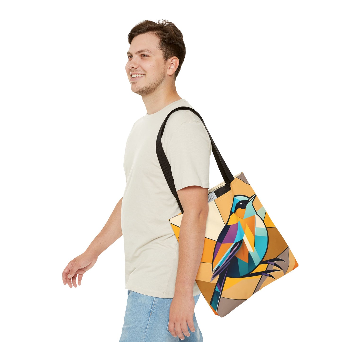 Geometric Wren Tote Bag