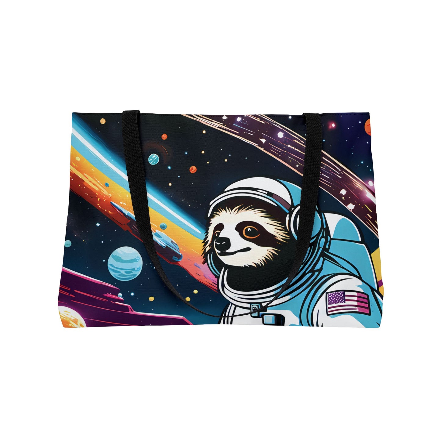 Cosmic Sloth Astronaut Tote Bag