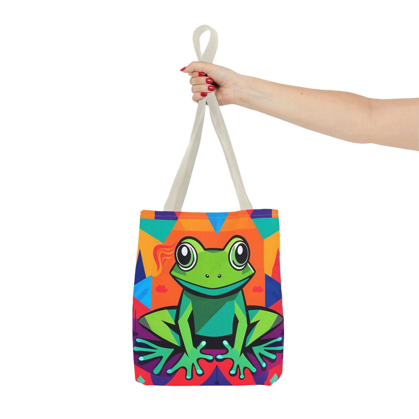 Vibrant Tree Frog Tote Bag