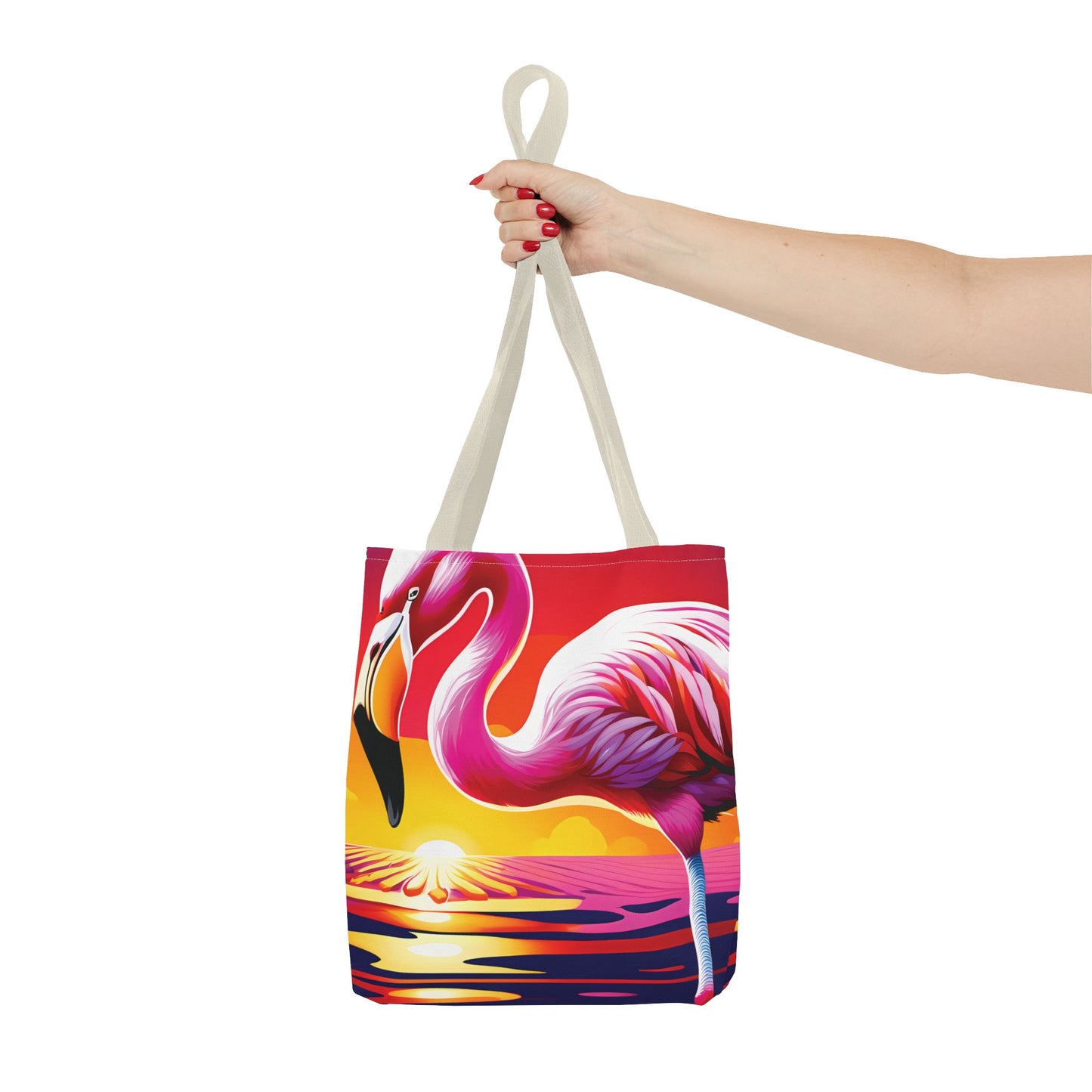 Sunset Flamingo Tote Bag