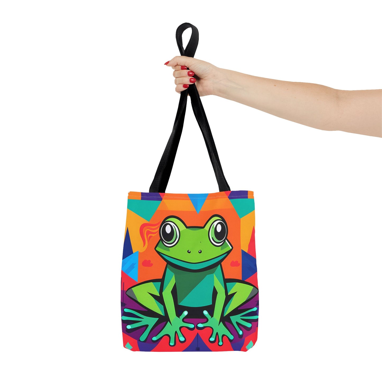 Vibrant Tree Frog Tote Bag