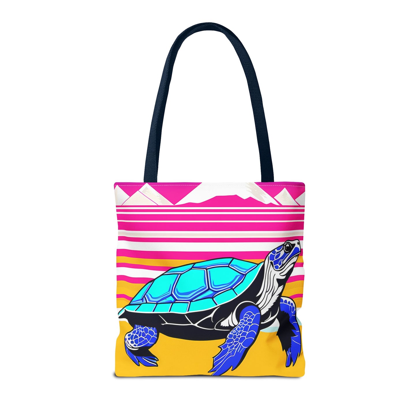 Retro Turtle Beach Tote Bag
