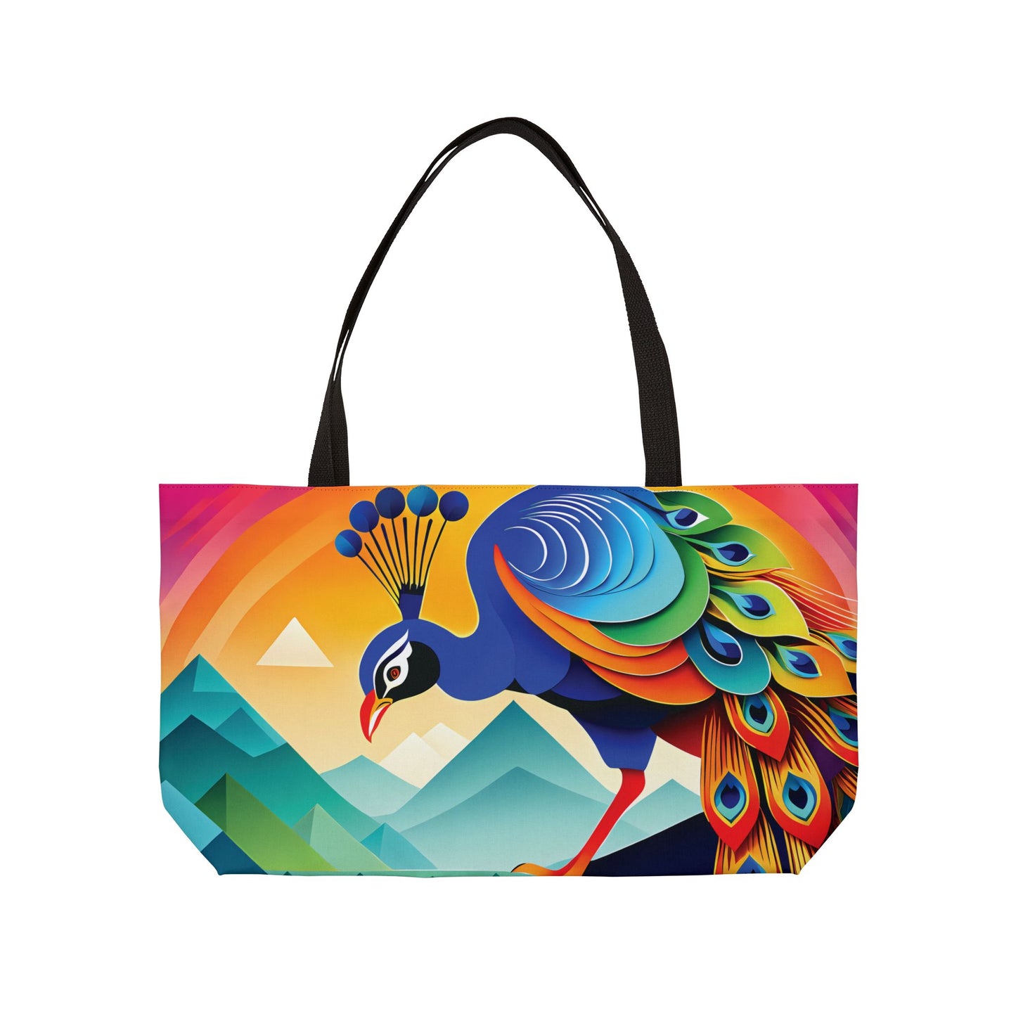Elegant Peacock Tote Bag