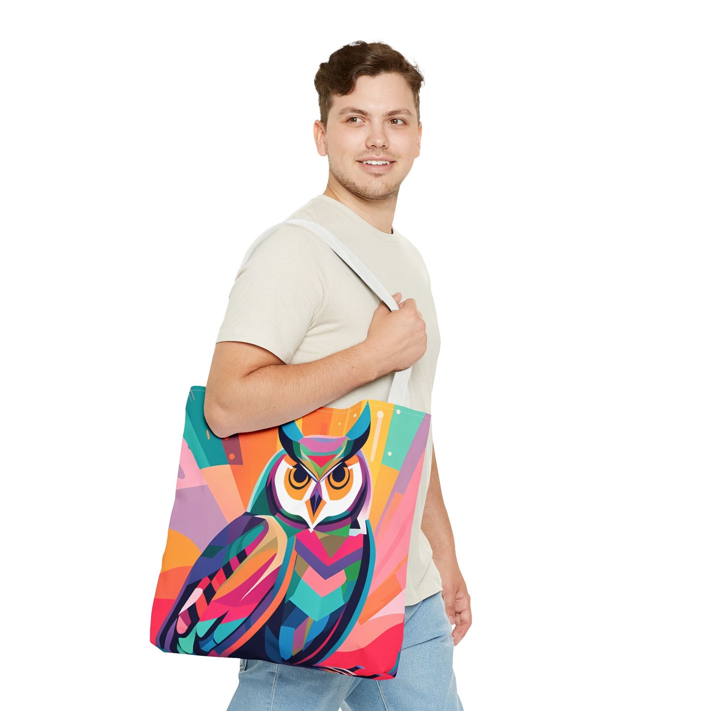 Abstract Owl Tote Bag