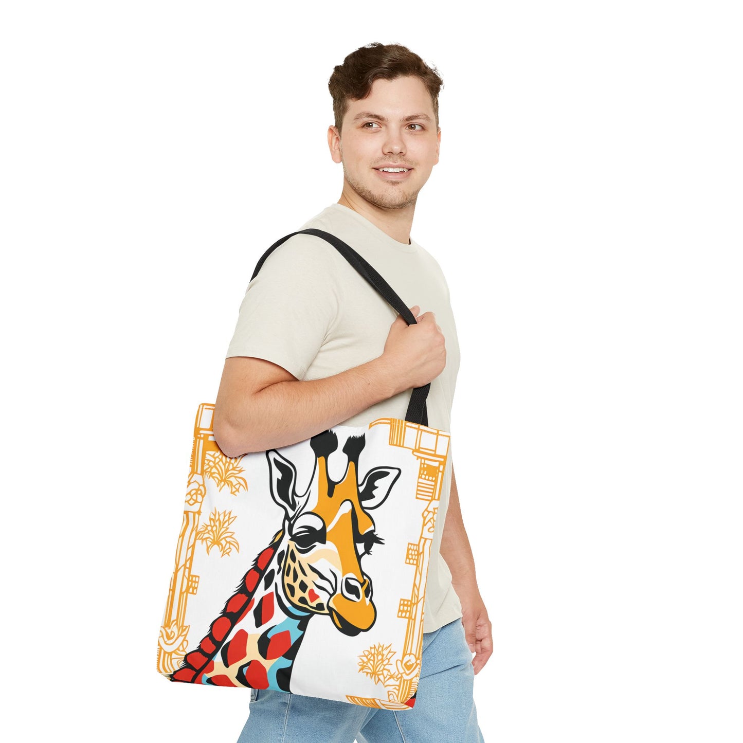 Bamboo Giraffe Tote Bag