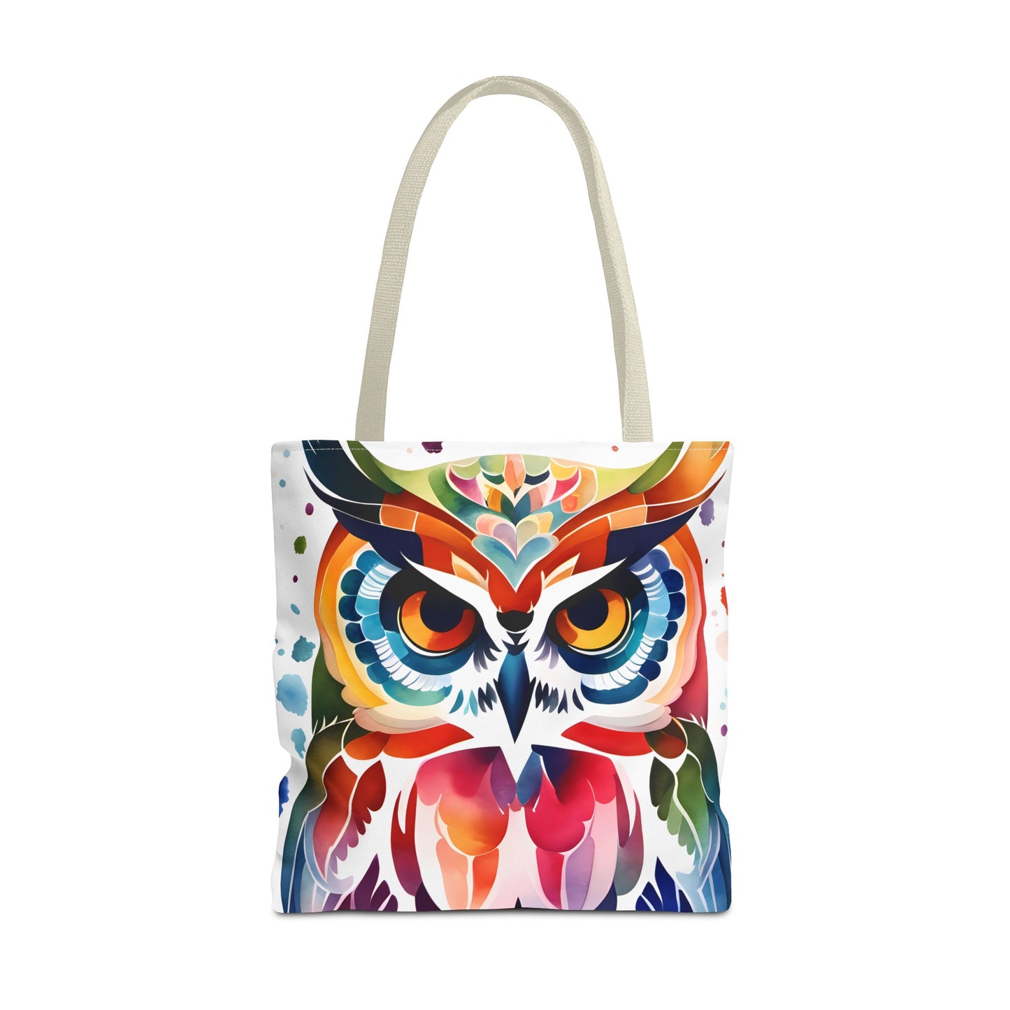 Artistic Owl Tote Bag