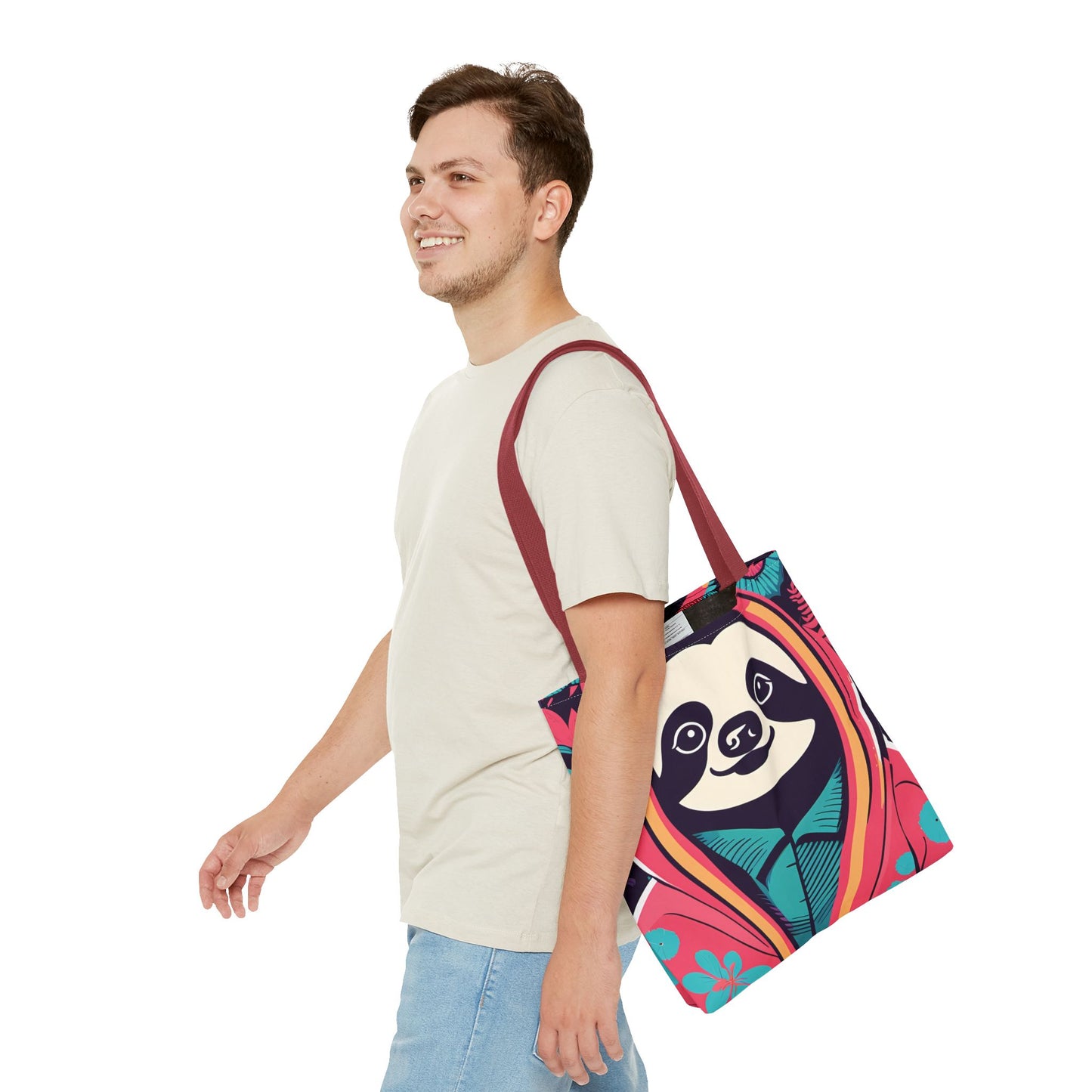 Hoodie Sloth Tote Bag