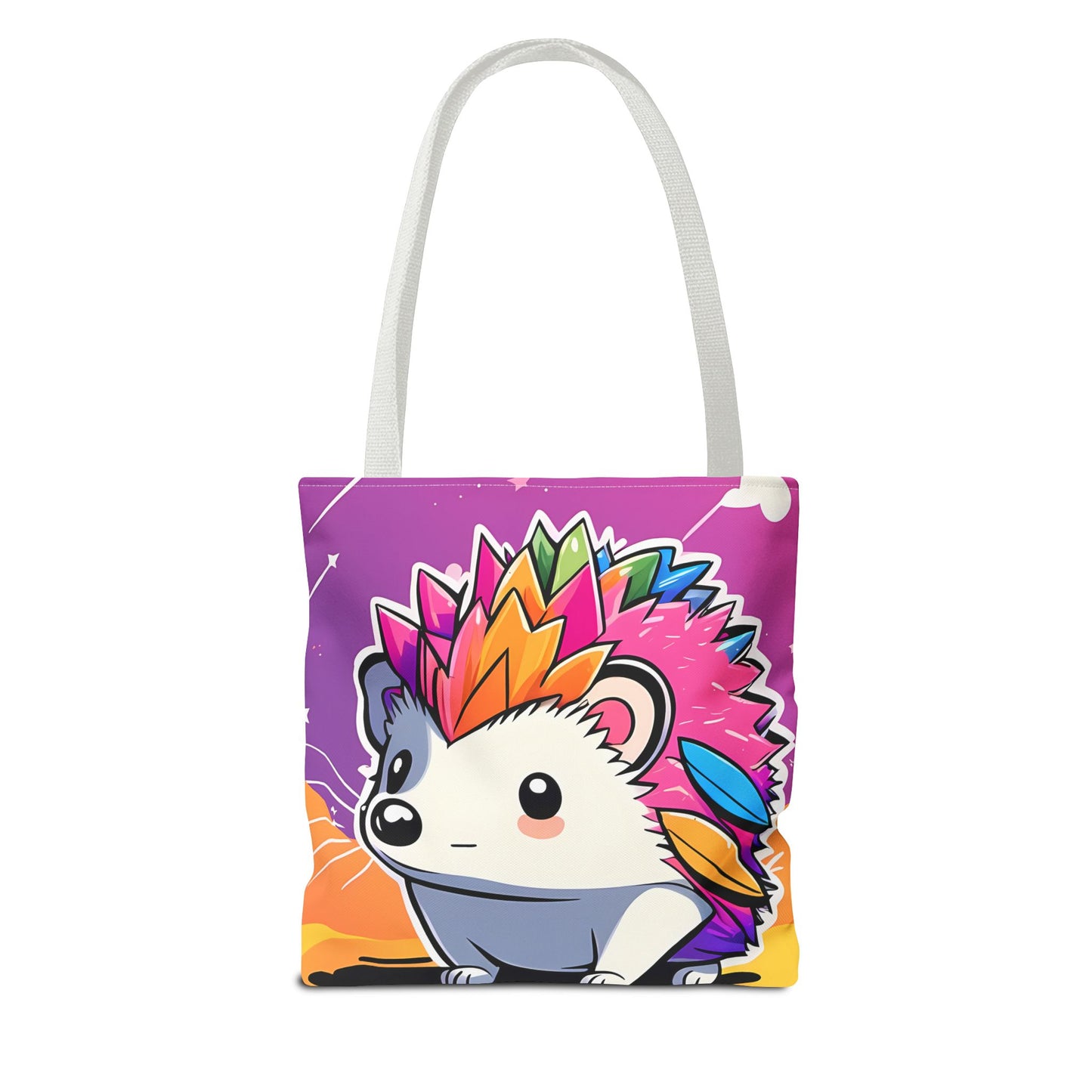 Rainbow Hedgehog Tote Bag