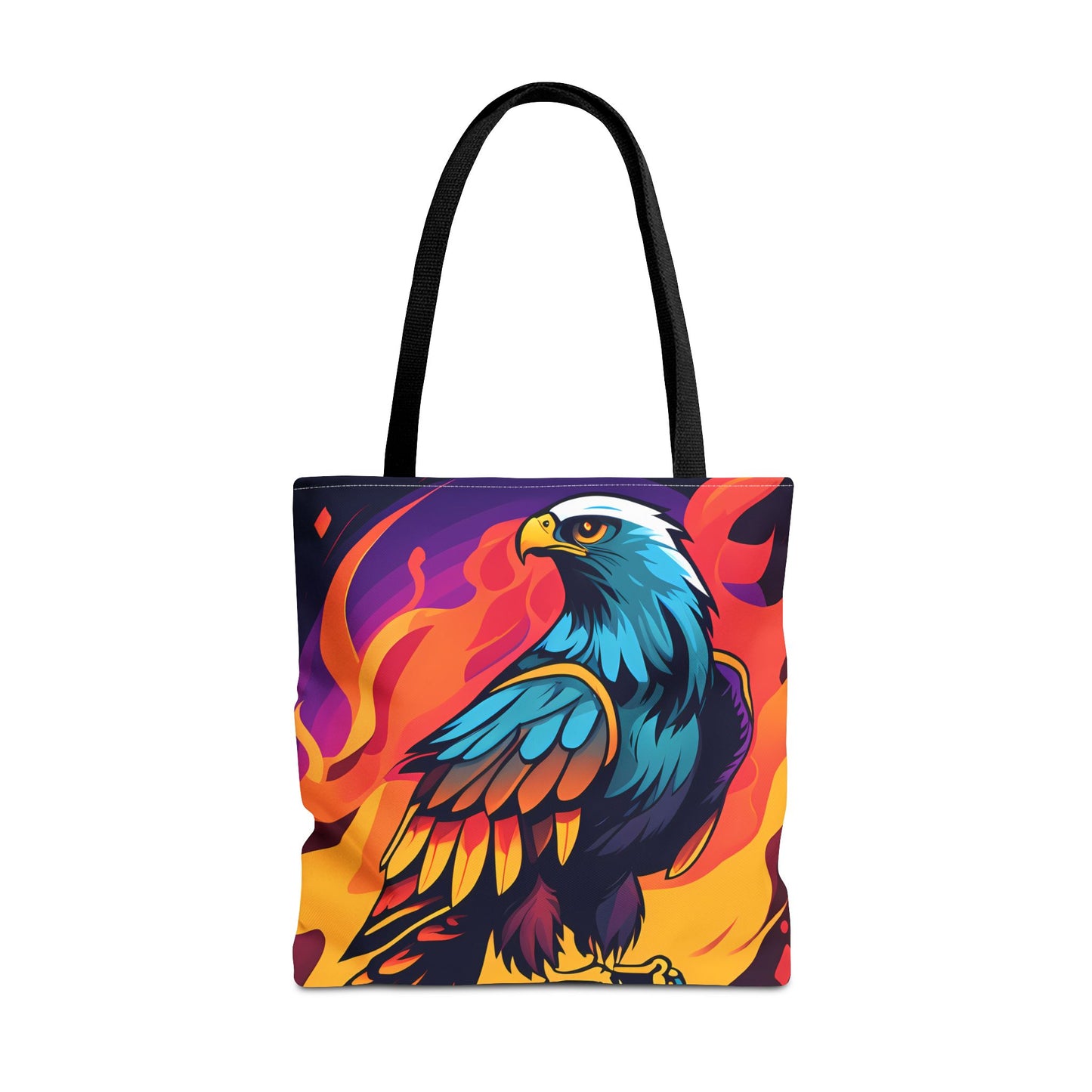 Bold Eagle Fire Tote Bag