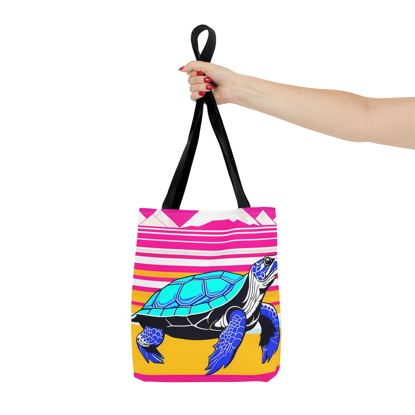 Retro Turtle Beach Tote Bag