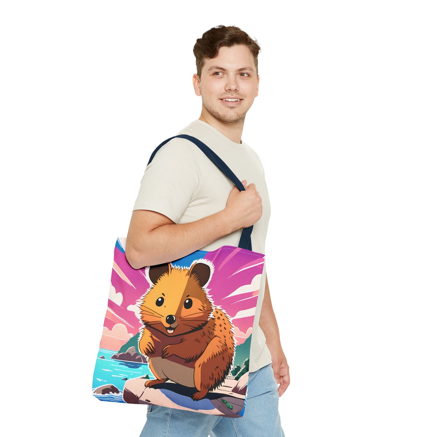 Cheery Quokka Tote Bag