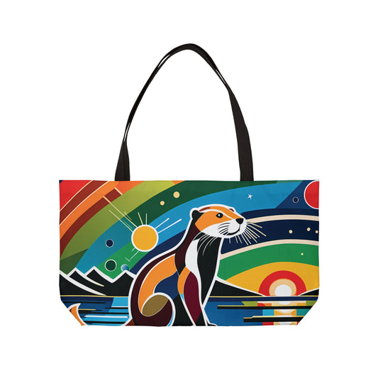 Cubist Otter Northern Lights Tote Bag