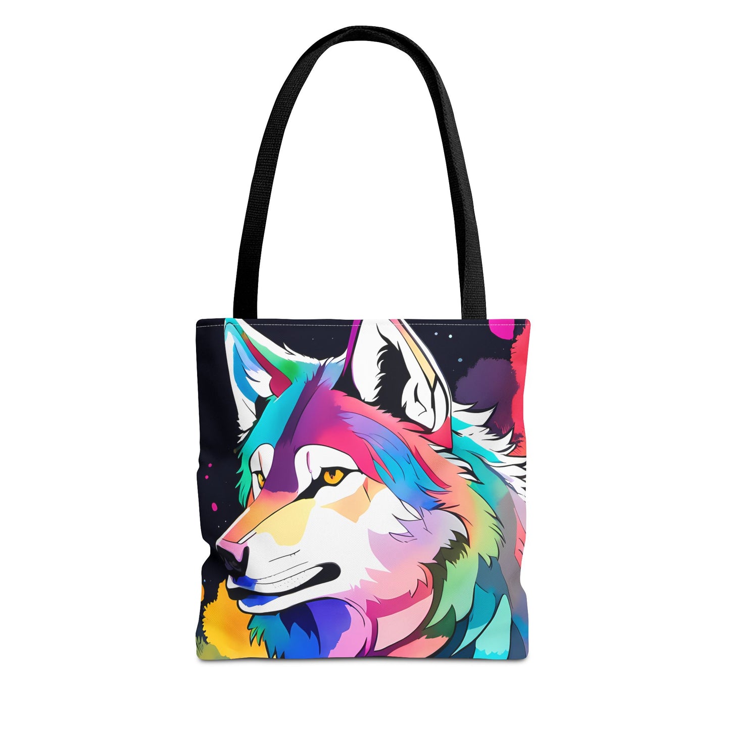 Cosmic Wolf Tote Bag