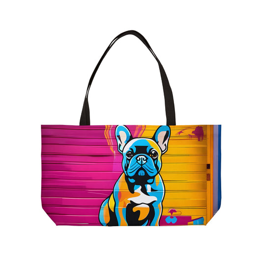 Graffiti French Bulldog Tote Bag