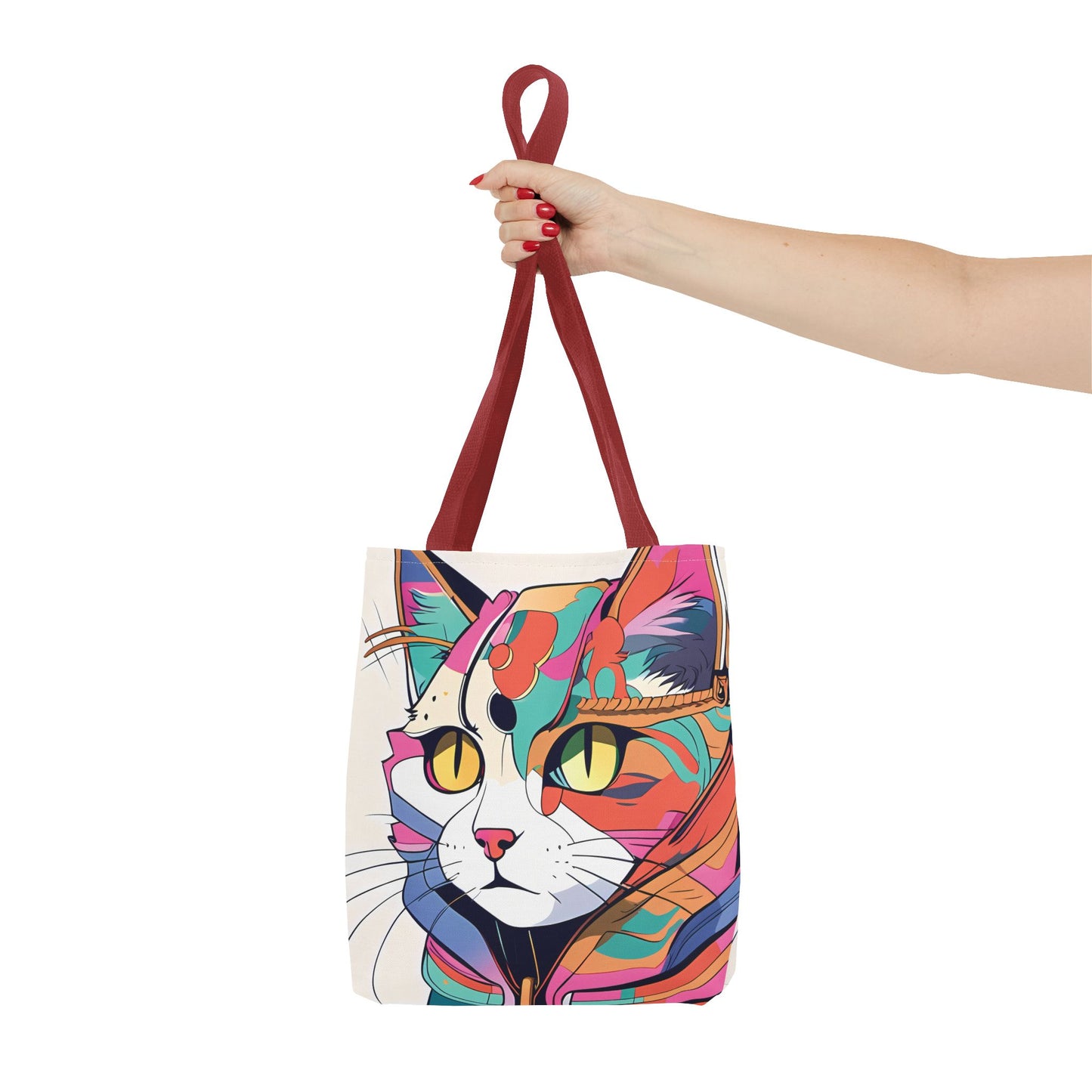 Abstract Feline Fantasy Tote Bag