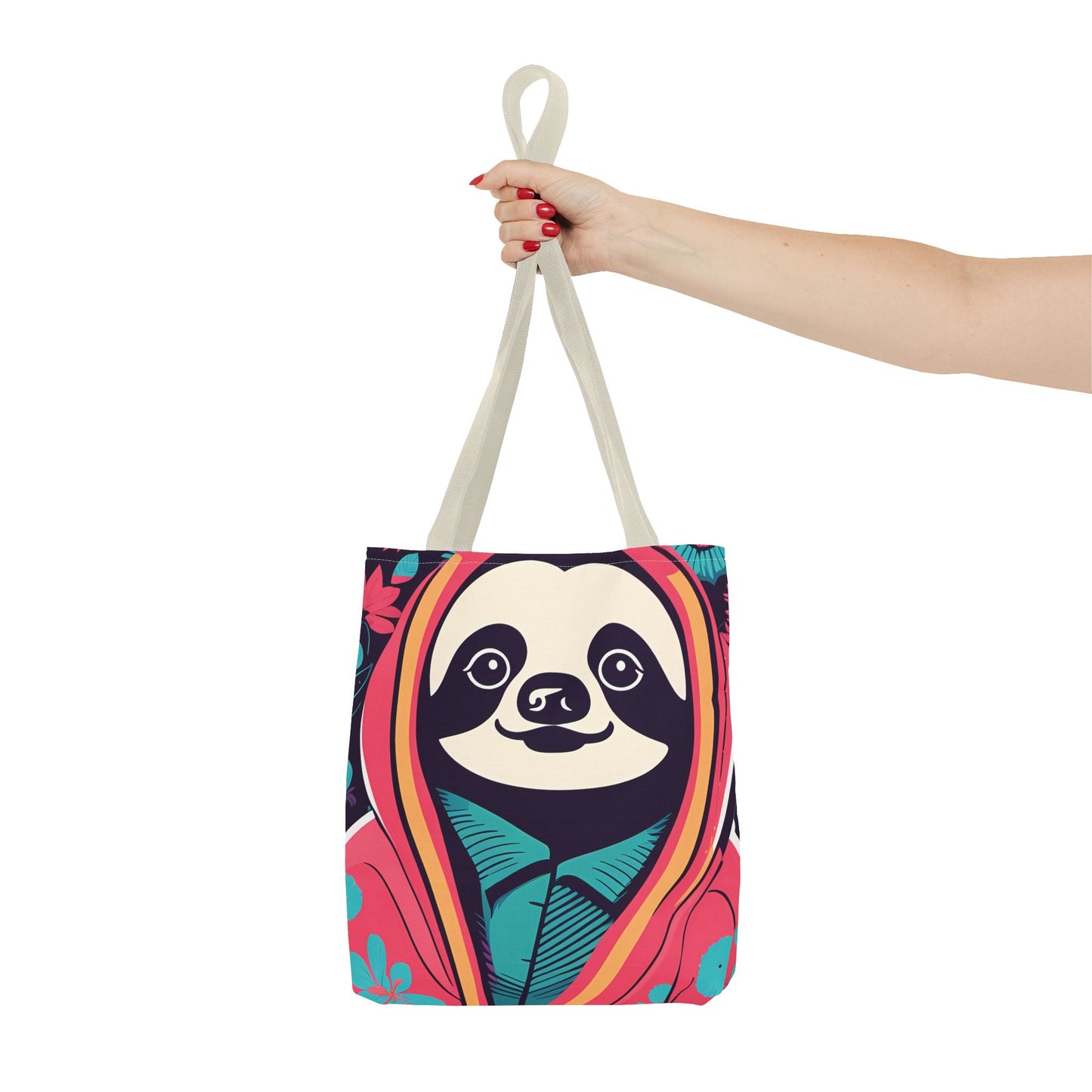 Hoodie Sloth Tote Bag