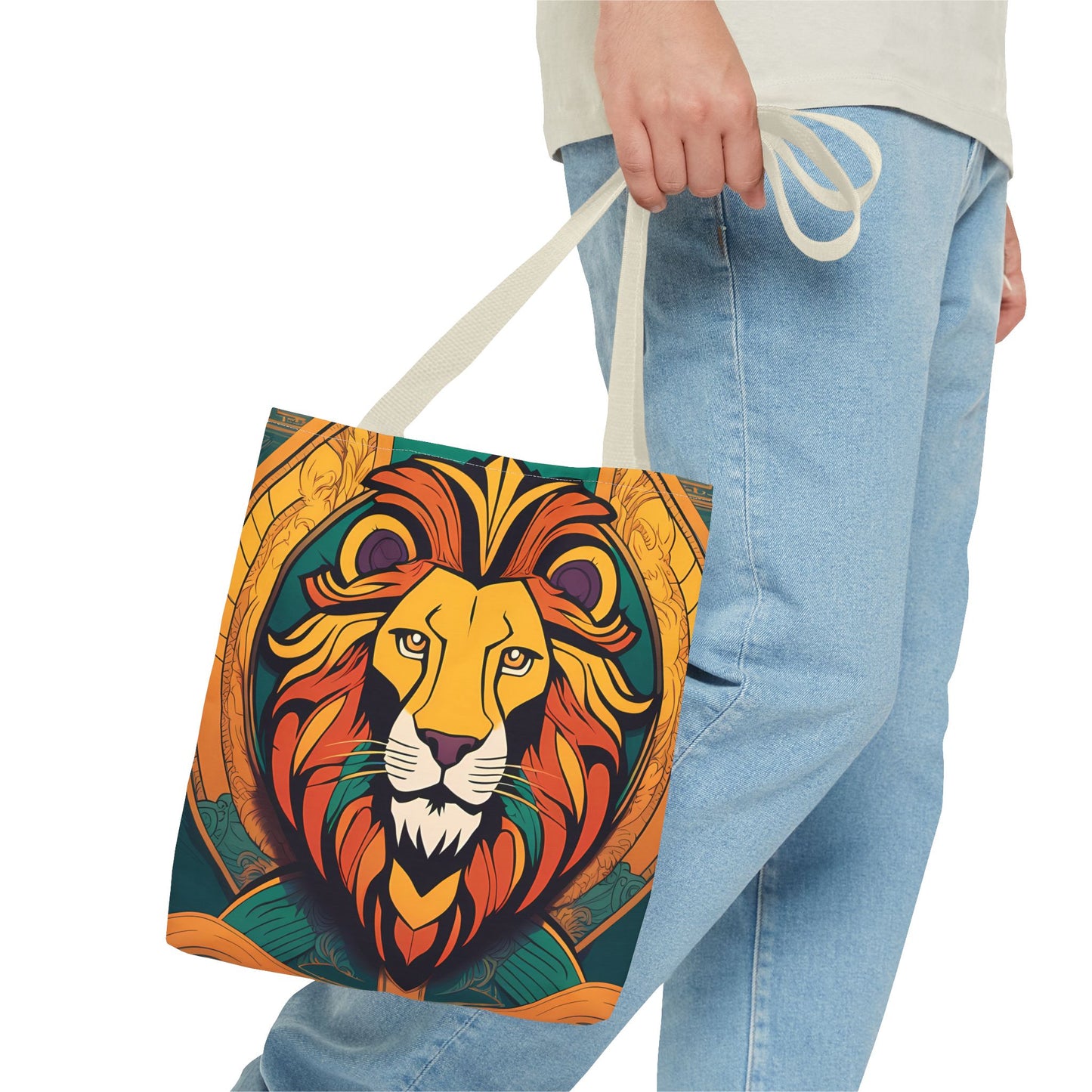 Regal Lion Art Tote Bag