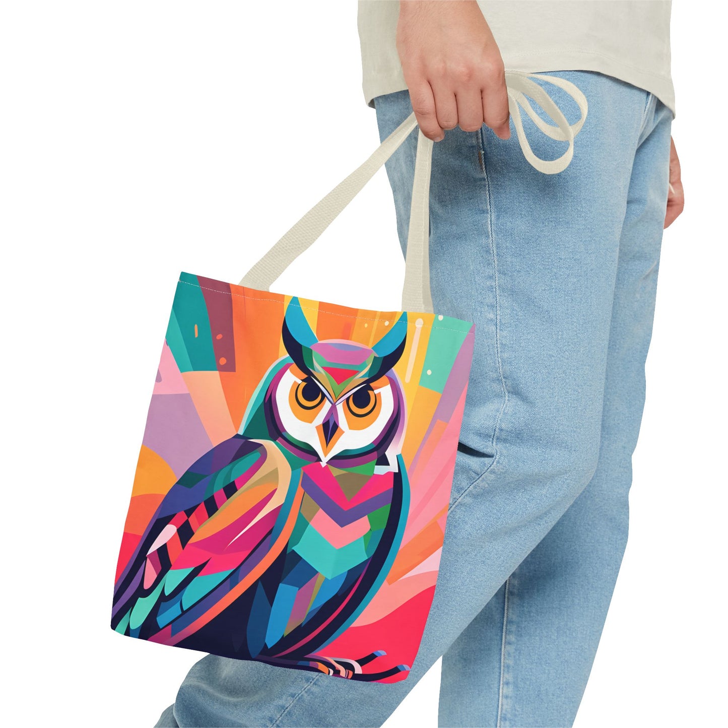 Abstract Owl Tote Bag