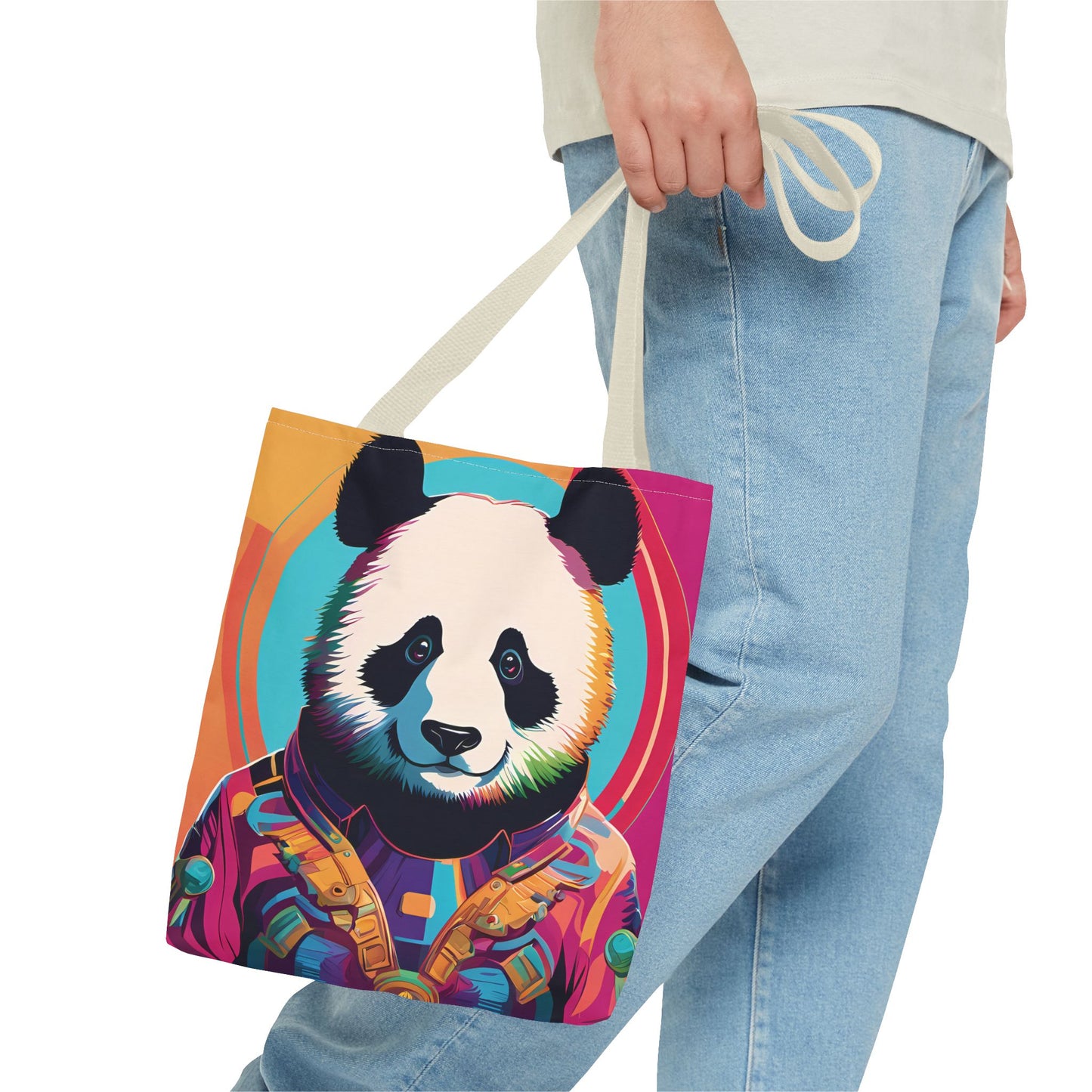Cosmic Panda Tote Bag
