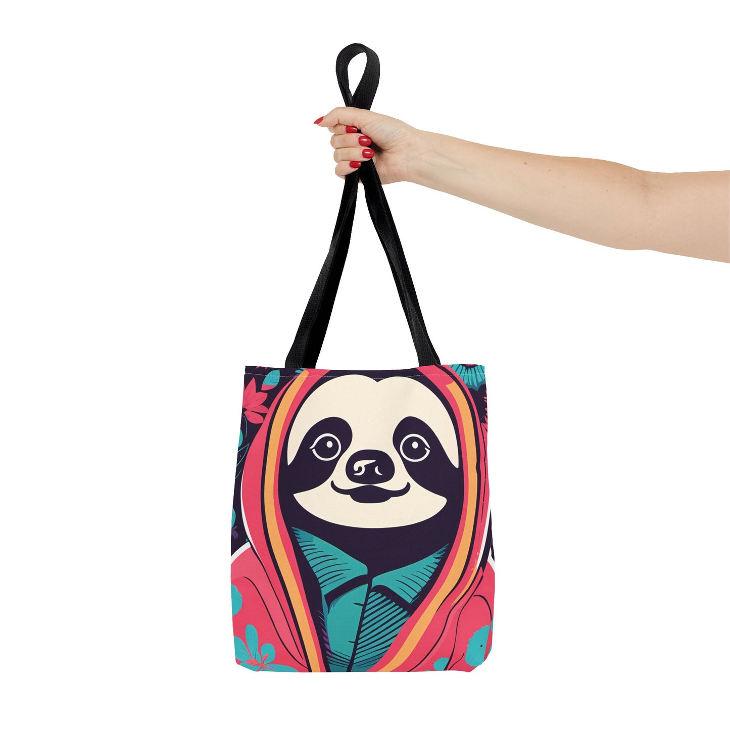 Hoodie Sloth Tote Bag