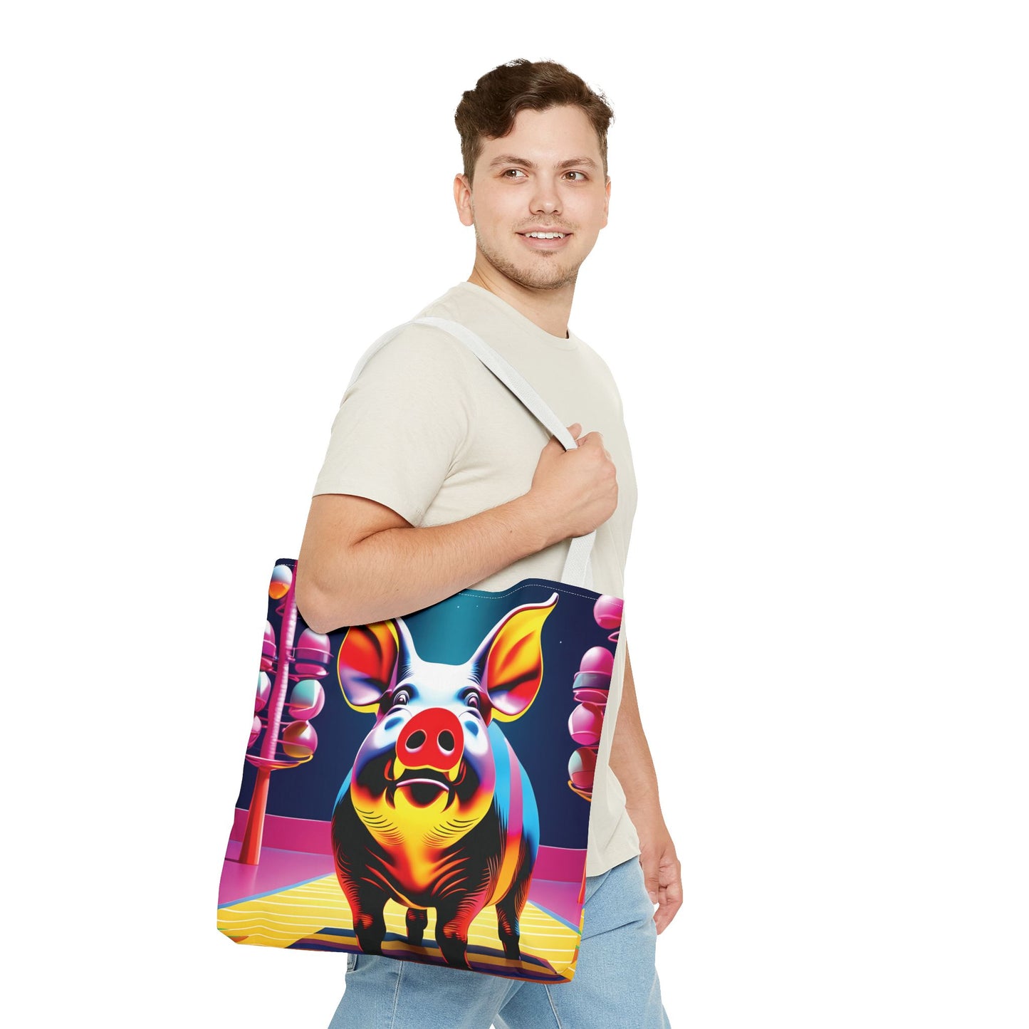 Pop Art Piggy Tote Bag